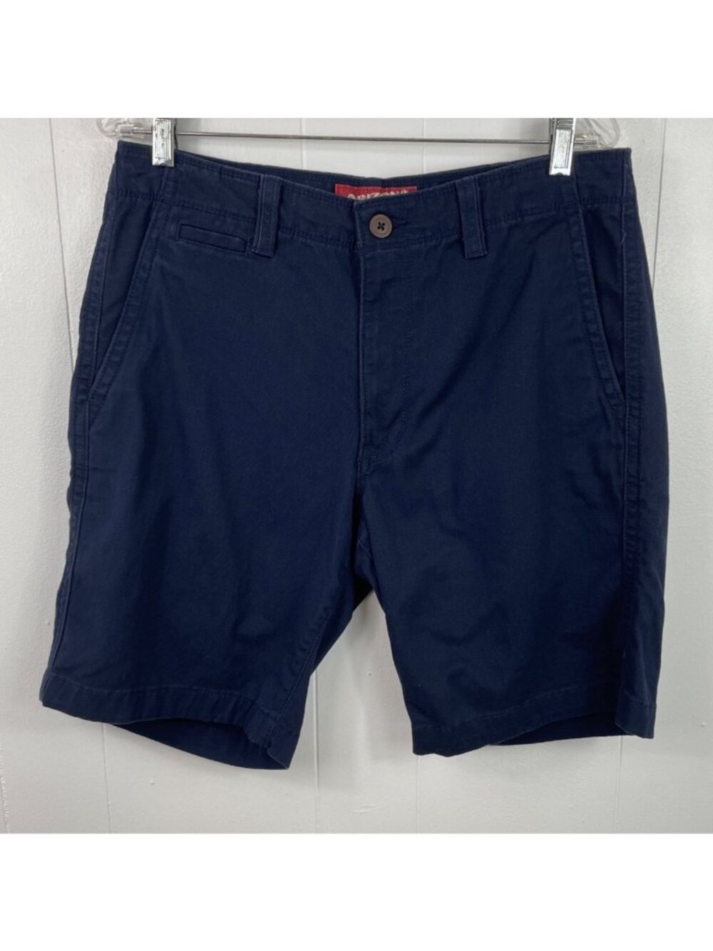 Arizona Jean Co. Mens Flex Shorts Navy Blue Size 33